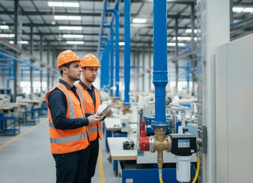 Thiết kế hệ thống ống hợp kim nhôm khí nén_bước 5